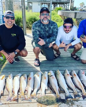 Flounder, Redfish Fishing in Freeport, Texas