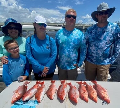 Red Snapper fishing in Pensacola, Florida