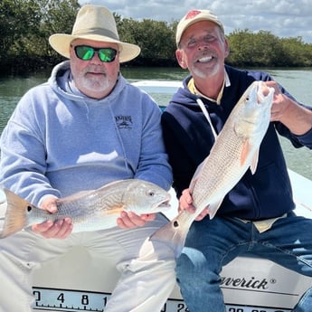 Black Drum, Flounder, Redfish fishing in St. Augustine, Florida