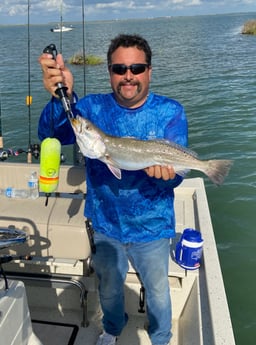 Speckled Trout / Spotted Seatrout fishing in Freeport, Texas