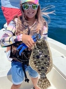 Flounder fishing in Beaufort, North Carolina