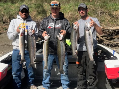 Coho Salmon fishing in Toledo, Washington