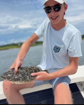 Flounder fishing in Wrightsville Beach, North Carolina