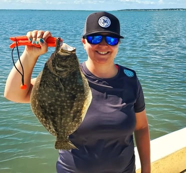 Flounder fishing in Beaufort, North Carolina