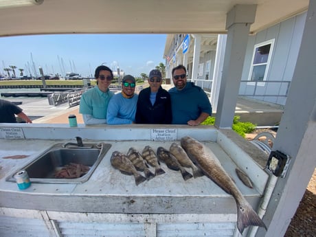 Redfish fishing in Galveston, Texas