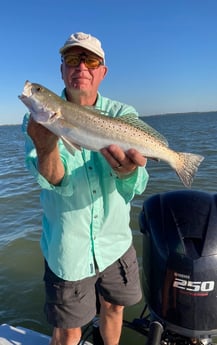 Speckled Trout / Spotted Seatrout fishing in Galveston, Texas