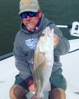 Redfish fishing in Surfside Beach, Texas