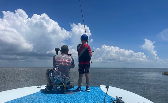Fishing in Bolivar Peninsula, Texas