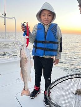 Redfish fishing in South Padre Island, Texas