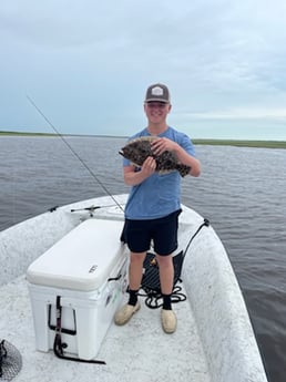 Flounder fishing in Rockport, Texas