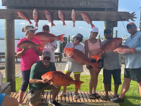 Red Snapper fishing in Gulf Shores, Alabama