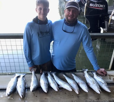 Speckled Trout / Spotted Seatrout fishing in Galveston, Texas