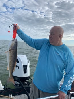 Redfish fishing in Galveston, Texas