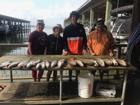 Redfish, Speckled Trout / Spotted Seatrout fishing in Galveston, Texas