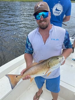 Redfish fishing in Beaufort, North Carolina