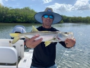 Snook fishing in Clearwater, Florida