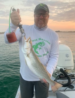 Speckled Trout / Spotted Seatrout fishing in Matagorda, Texas