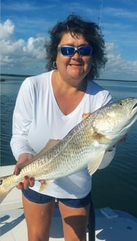 Redfish fishing in South Padre Island, Texas