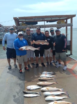 Redfish, Speckled Trout / Spotted Seatrout fishing in South Padre Islands, Texas