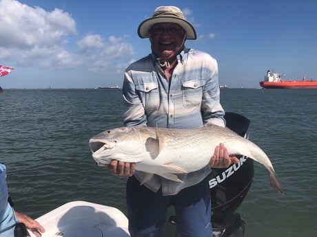 Redfish fishing in League City, Texas