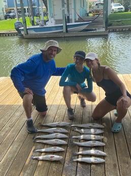 Speckled Trout / Spotted Seatrout fishing in Galveston, Texas