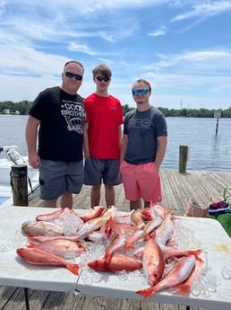 Vermillion Snapper Fishing in Pensacola, Florida