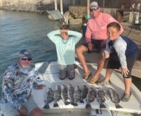 Black Drum fishing in Port Isabel, Texas