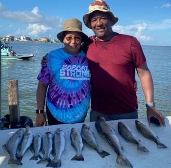 Speckled Trout / Spotted Seatrout fishing in Galveston, Texas