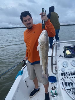 Redfish fishing in Galveston, Texas