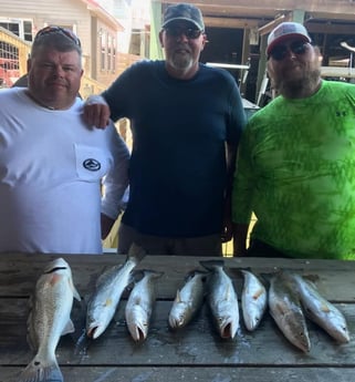 Redfish, Speckled Trout / Spotted Seatrout fishing in Galveston, Texas