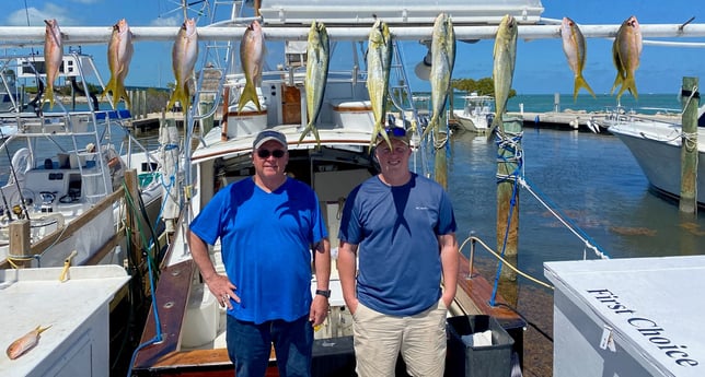 Mahi Mahi / Dorado, Yellowtail Snapper fishing in Islamorada, Florida