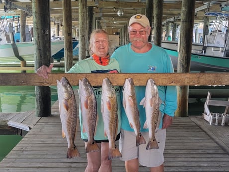 Redfish fishing in Port O&#039;Connor, Texas