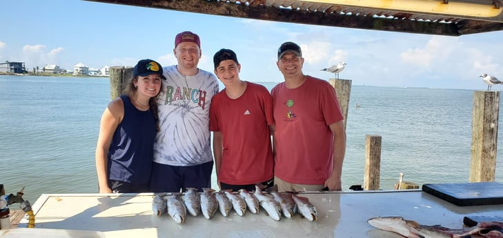 Speckled Trout / Spotted Seatrout fishing in Galveston, Texas