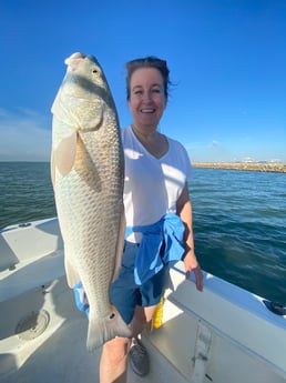 Redfish fishing in Galveston, Texas