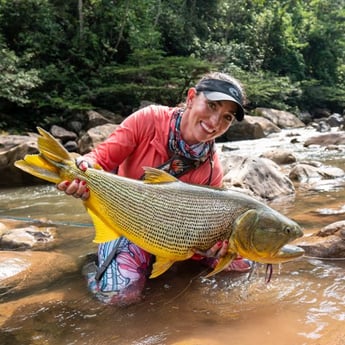 Golden Dorado fishing in Santa Cruz Dela Sierra, Bolivia