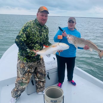 Redfish fishing in Port O&#039;Connor, Texas