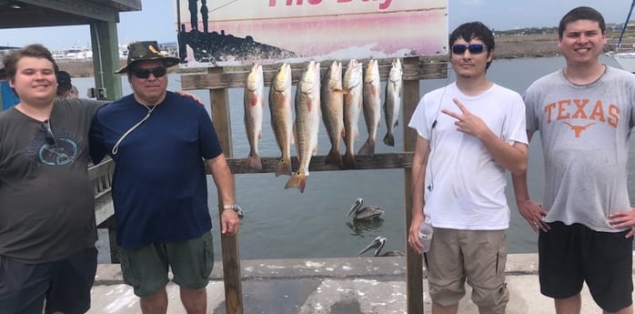 Redfish, Speckled Trout / Spotted Seatrout fishing in Rockport, Texas