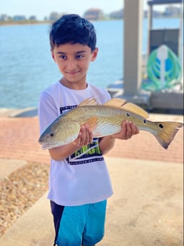 Redfish fishing in Galveston, Texas