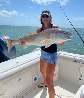 Redfish fishing in Surfside Beach, Texas