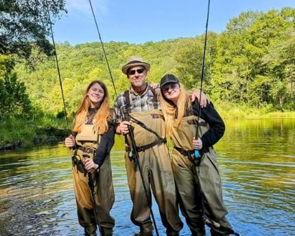 Fishing in Broken Bow, Oklahoma