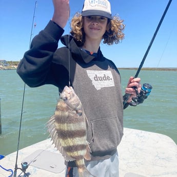 Black Drum fishing in Corpus Christi, Texas