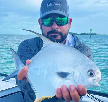 Permit fishing in Tavernier, Florida