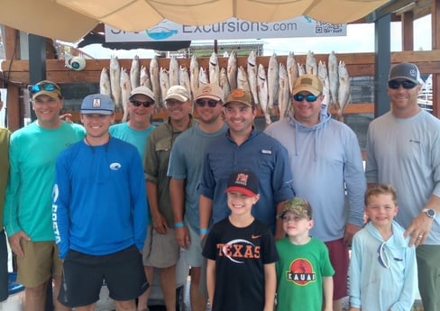 Speckled Trout / Spotted Seatrout fishing in South Padre Island, Texas