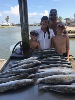 Speckled Trout / Spotted Seatrout fishing in Galveston, Texas