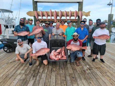 Red Snapper fishing in Orange Beach, Alabama