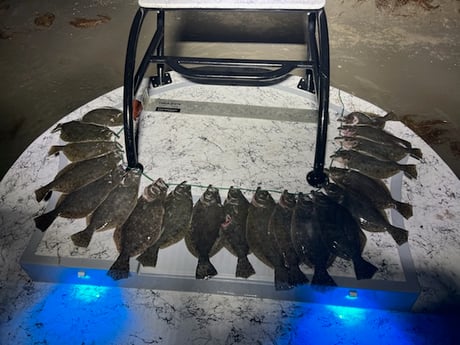 Flounder fishing in Rio Hondo, Texas