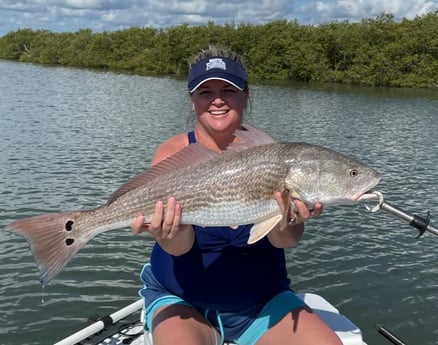 Redfish fishing in New Smyrna Beach, Florida