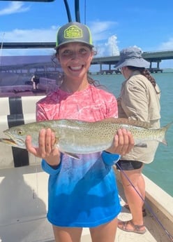 Speckled Trout / Spotted Seatrout fishing in South Padre Island, Texas