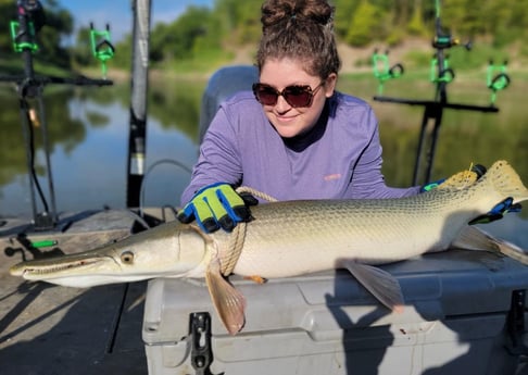 Alligator Gar fishing in Dallas, Texas