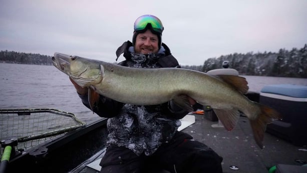 Fishing in Eagle River, Wisconsin